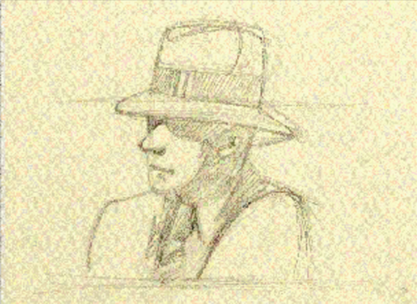 “Nobody’s Man” preliminary sketch